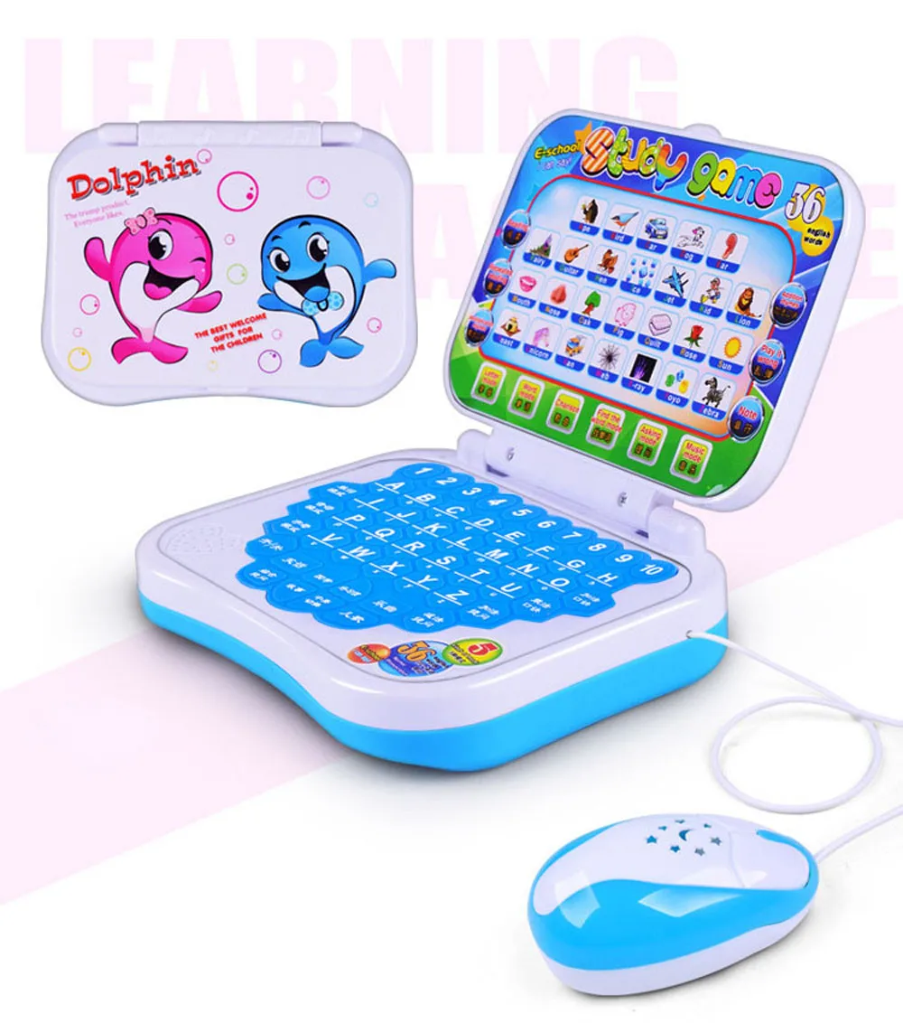 

1:32 Notebook computador With Wired mouse Large Inertia Motorcycles Toy Car Children's Birthday Present Reading Machine
