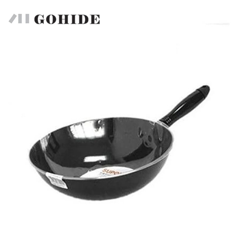 GUH GOHIDE 32cm anti rusting non coating wok FC32C1 round bottom frying