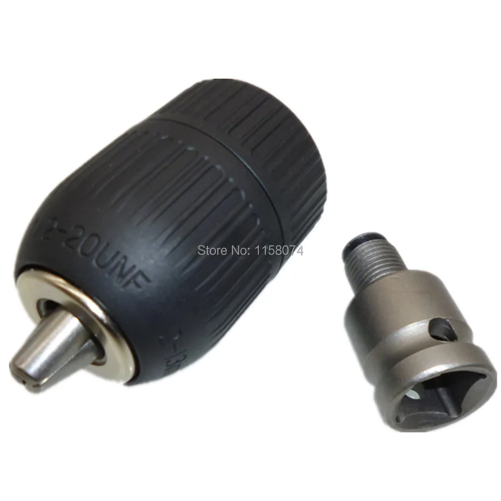 Self Tightening Drill Chuck 1/2 20unf Mount 2mm 13mm Self Lock Locking