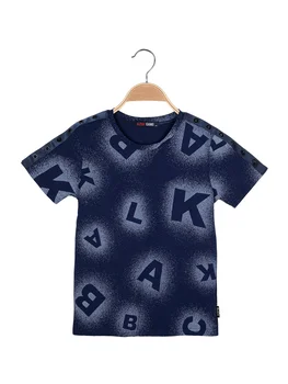 

Round neck t-shirt printed letters