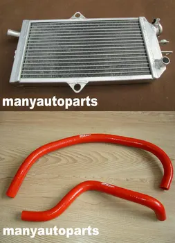 

FOR SUZUKI LT250R Quadracer 1985 86 87 88 89 90 91 1992 Aluminum radiator WITH RED Silicone radiator hose
