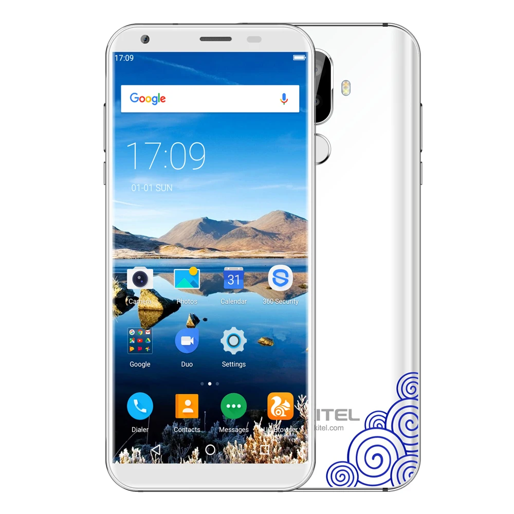 Oukitel K5 5 7 &quotAndroid 0 смартфон 18:9 Дисплей MTK6737T 2G RAM 16G ROM 4 ядра 4000 mAh 3 камер отпечатков