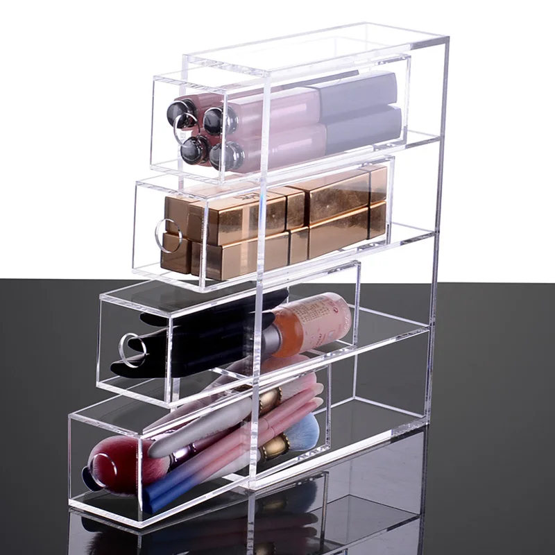 2018 New Fashion Product Makeup Organizer Box 4 Drawer Sunglasses