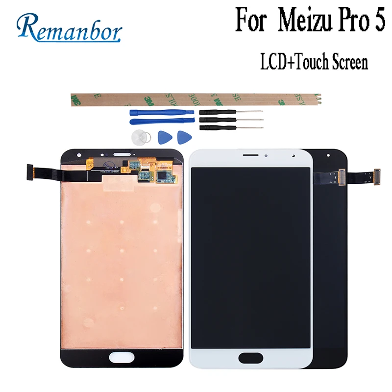 

Remanbor For MeiZu Pro 5 LCD Display and Touch Screen 5.7 inch Assembly Repair Parts For MeiZu Pro 5 With Tools And Adhesive