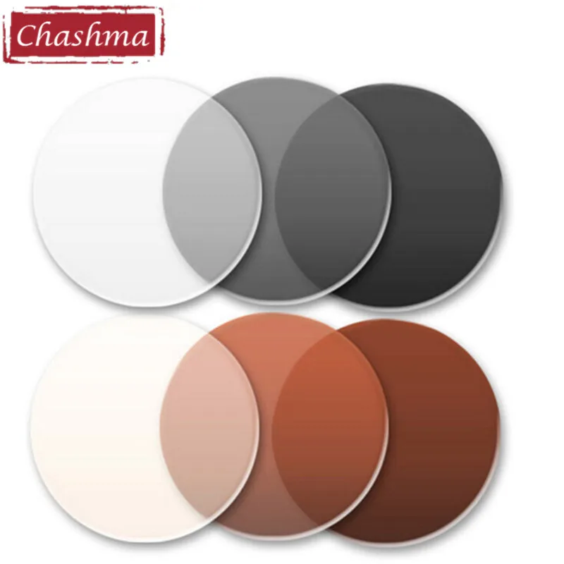 Chashma 1,56 Index Photochromic Anti Reflexní Anti UV Anti Scratch Chameleon Přechodové čočky Chameleon Glass