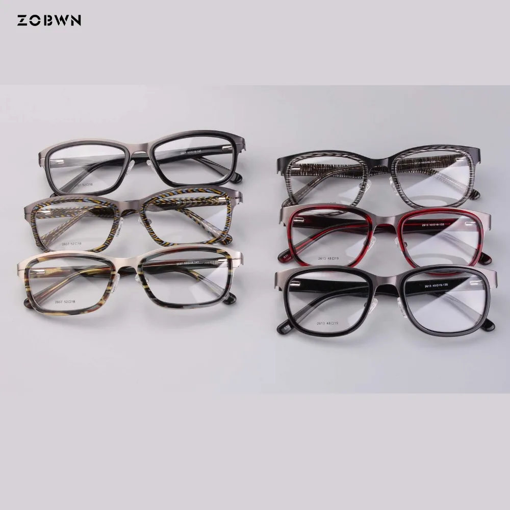 Mix wholesale hand made Eye Glasses Frames Women Eyeglasses manufacture Frames Men Round Frame