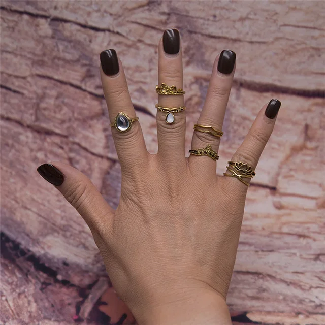 Bohemia-Antique-Gold-Silver-Elephant-Flower-Rose-Heart-Crown-Carved-Rings-Set-Knuckle-Finger-Midi-Ring.jpg_640x640 (7)