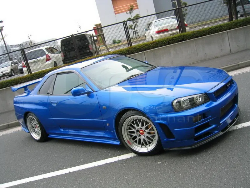 1999-2002 Nissan Skyline R34 GTR Nismo Z-Tune Style Side Skirts New Mould FRP (12).jpg