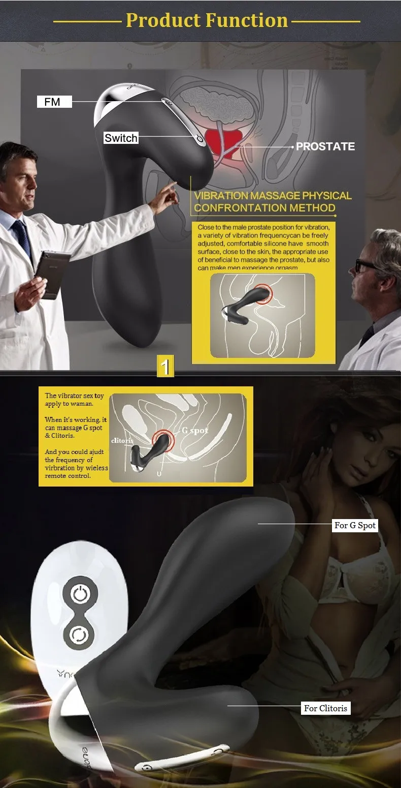 Nalone-XY Silicone/ Metal Butt Plug Wireless Remote Control Vibrator Anal Plug Sex Toys for Men Gay Male Postate Massager 9 Nalone-XY Silicone/ Metal Butt Plug Wireless Remote Control Vibrator Anal Plug Sex Toys for Men Gay Male Postate Massager 9