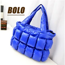 Nouvelle hiver explosion modèles vente multi poche rembourré épaule sac dame Européen et Américain de mode sacs à main