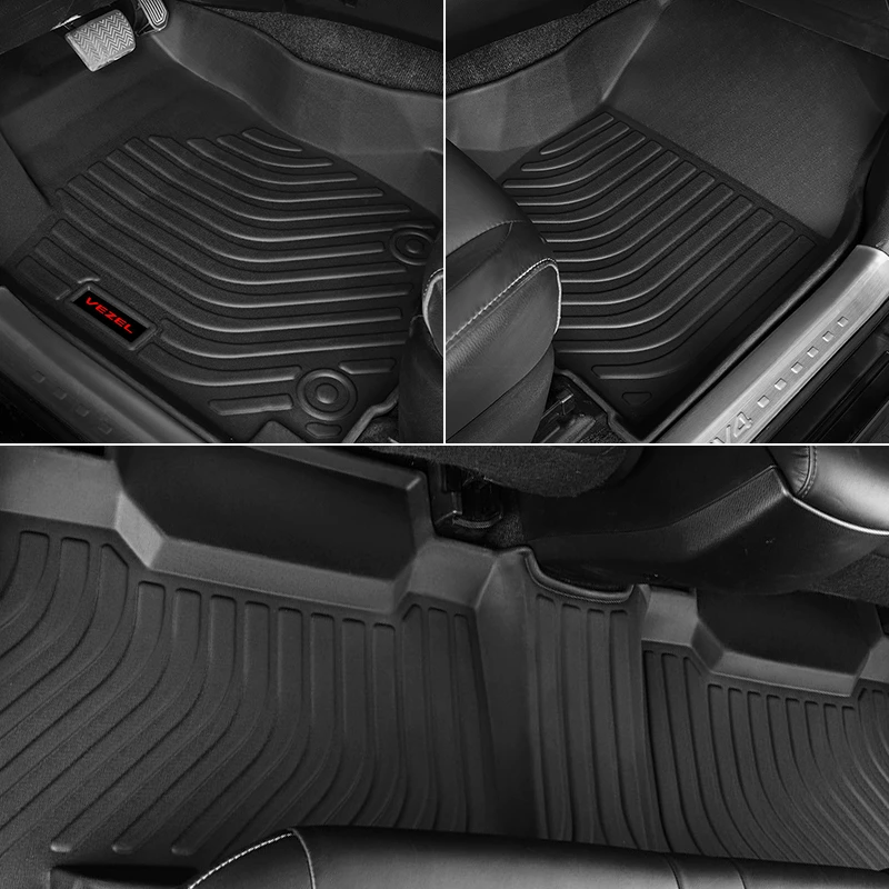 Mcrea Автомобиль Стайлинг 3D роскошный TPE пол коврики для ног для Honda Vezel аксессуары авто автомобильный коврик нескользящие накладки