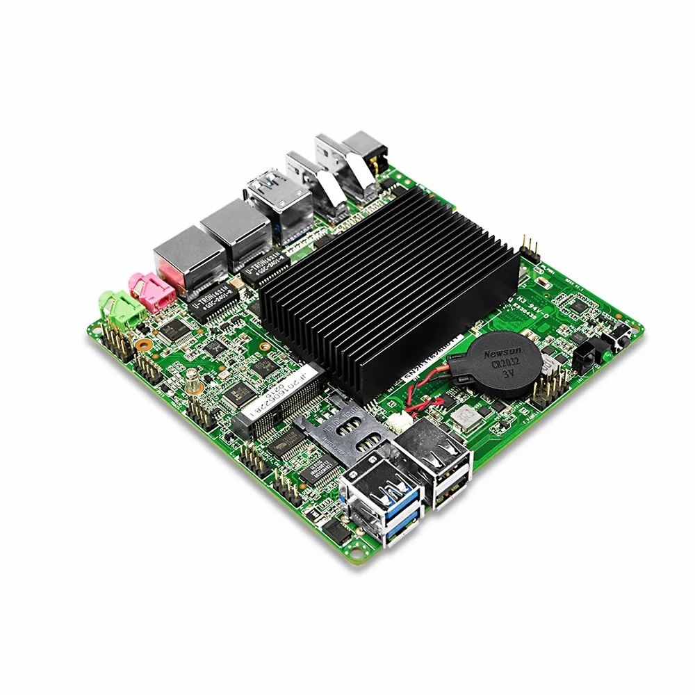 Qotom Мини ПК с Celeron J3060 J3160 безвентиляторный 2 Lan VGA COM X86 Linux Pfsense в качестве брандмауэра маршрутизатор промышленный ПК