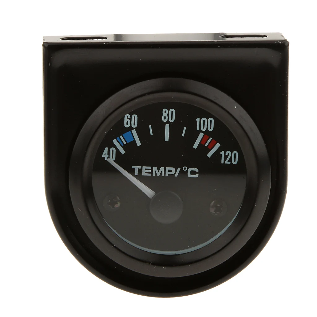2' 52mm Digital LED Electronic Water Temp Temperature Gauge Black Car Accessories