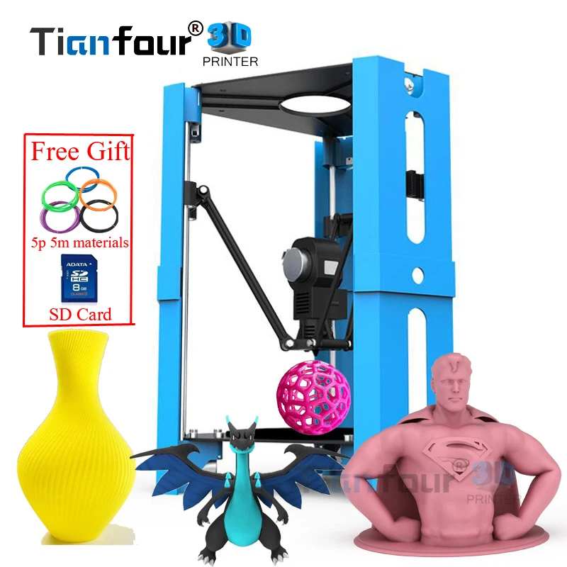 

Tianfour 101 hero mini 3D Printer for beginner level user Desktop DIY Kit impresora 3d printer pk Reprap prusa i3 anet a6 a8