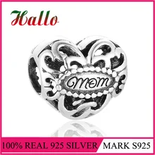 Ювелирные изделия чистое серебро, мама Подвески бусины для изготовления ювелирных изделий подходит 925 браслеты из стерлингового серебра материал для изготовления украшений