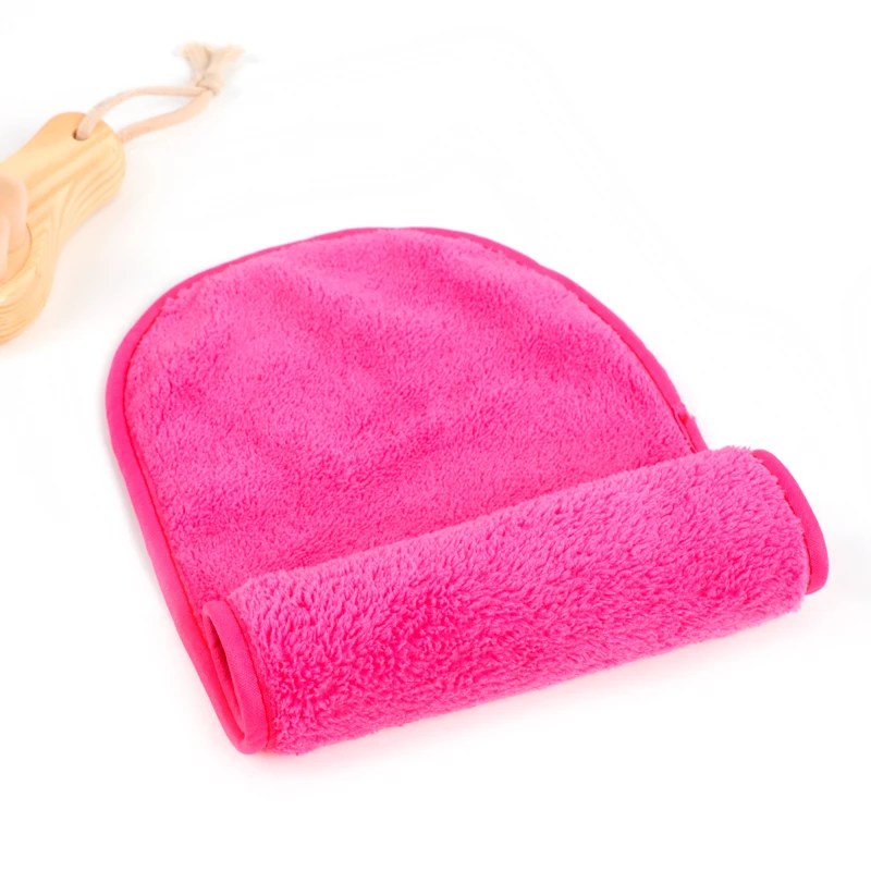 1 шт., полотенце для снятия макияжа, инструменты для чистки лица, тонкое волокно, розовое мягкое полотенце для удаления красоты
