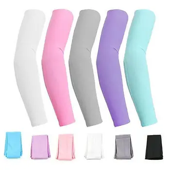 

Arm Sleeves To Cover Tattoos Cooling Arm Sleeves Cover UV Sun Protection Basketball Golf Athletic Sport Arm Warmers Men