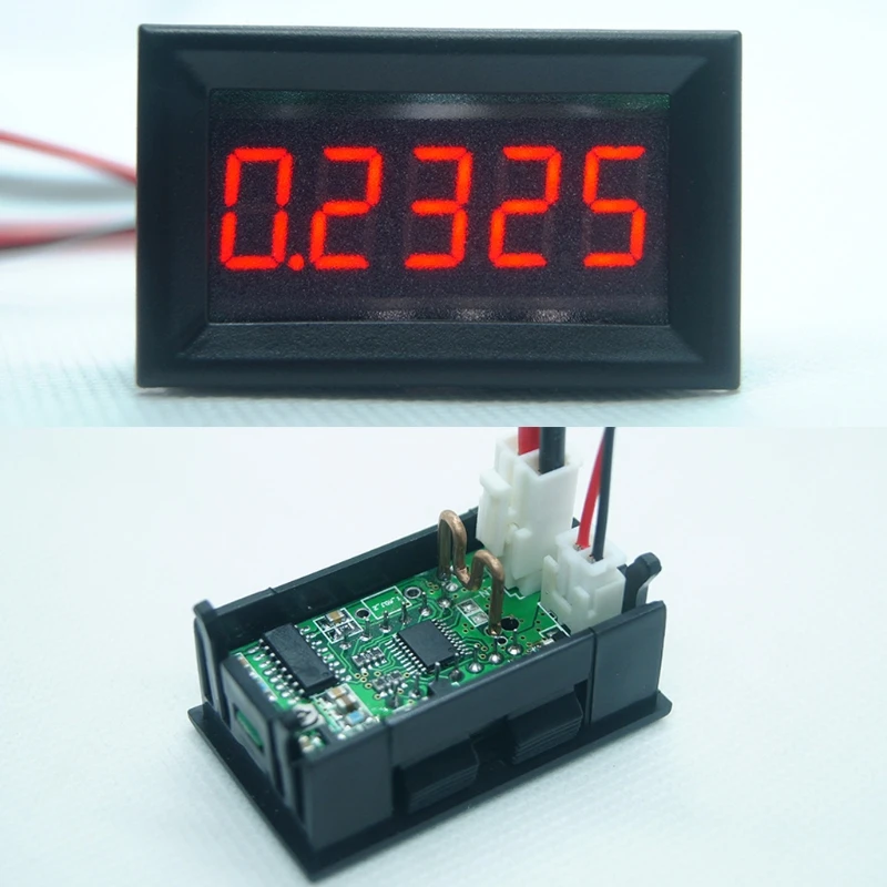 0.36" 5 Digits 0-3.0000A DC Ammeter Digital amp Ampere panel Meter Red LED Electric Current Tester Gauge Built-in Shunt