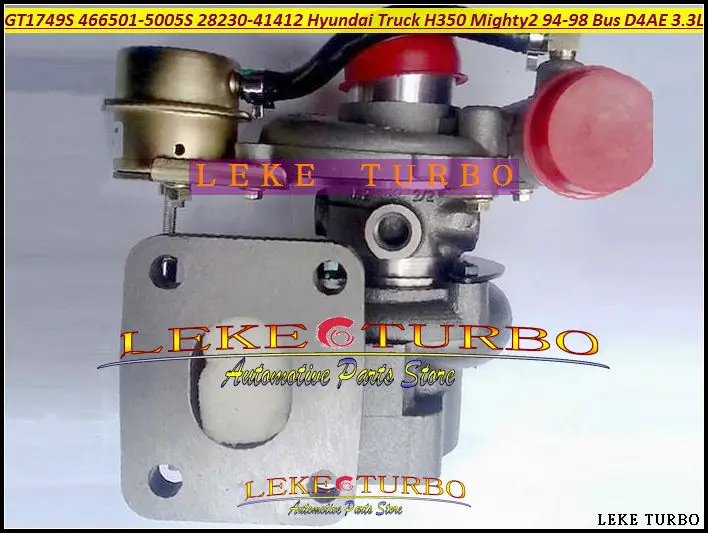 GT1749S 466501 466501-5005S 28230-41412 Turbo Turbocharger For HYUNDAI Truck H350 Mighty II 1994-98 Chrorus Bus H600 D4AE 3.3L (3)