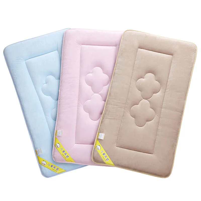 Fashion Newborn Mattress Bed Mat Baby Mattress Crib Toddler Bedding Comfortable Solid Color Washable Crib Sheet