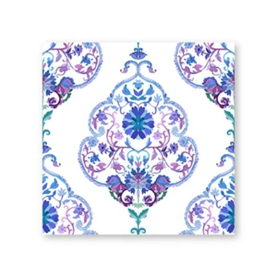 Акварельные Пейсли холодные цвета плакат и печать индийская настенная живопись на холсте персидская или Турецкая художественная картина домашний декор - Цвет: PH4659