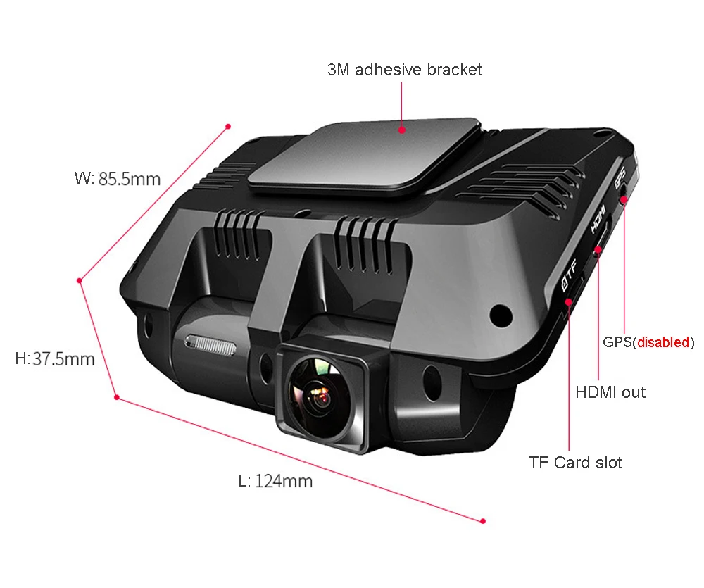 ZUCZUG 4K Скрытая Wifi Автомобильная dvr камера Novatek NT96660 видеорегистратор с двумя объективами SONY IMX323 Автомобильный видеорегистратор Двойной Full 1080P HDMI