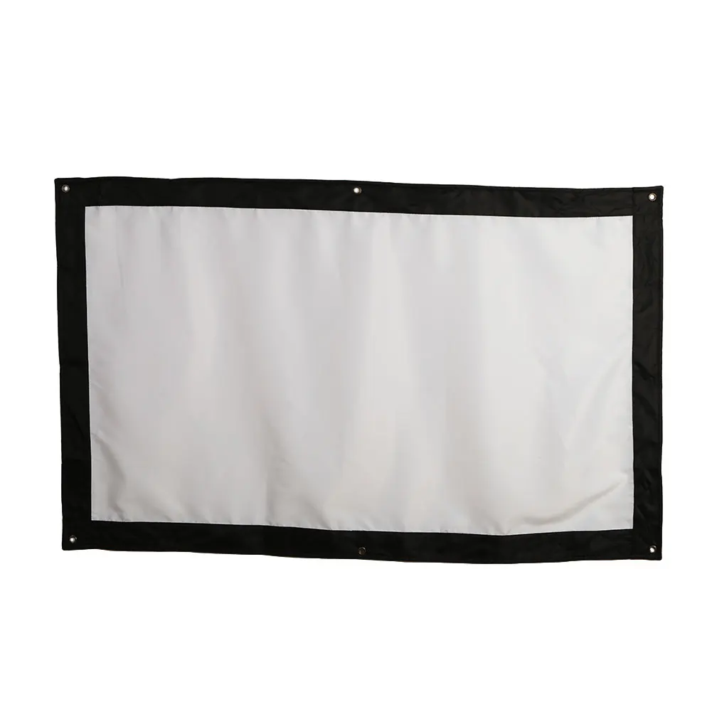 HD Projection Screen Projector Curtain Lobbies Bar Courtyard Durable Lightweight | Электроника