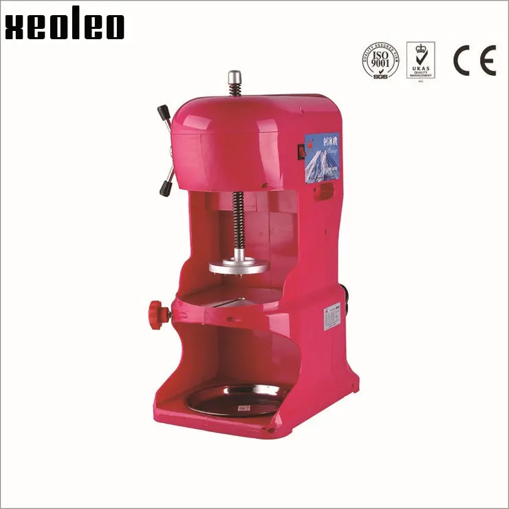 Xeoleo Commercial Ice Planer Make Amid Ice 2500W Automatic Ice Crushers Electric Ice Shavers 220V Smoothie