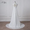 ADLN Maternity Empire Wedding Dress Customized White/Ivory Chiffon Bridal Gown for Pregnant Woman Plus Size Robe de Mariee 2