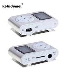 Kebidumei мини USB клип цифровой MP3 плеер ЖК-экран дисплей Поддержка 32 ГБ Micro SD TF карта FM радио