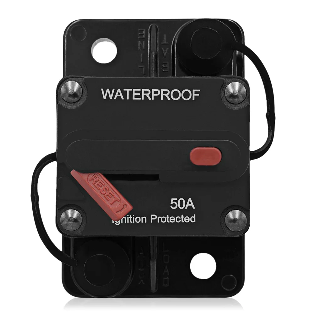 

CS - 642A Car Automatic Car Circuit Breaker Reset Switch Power 50A 100A 150A for SUV Bus Sedan Ship Car Audio Fuse