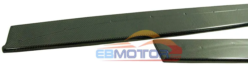 MP style Real carbon fiber side skirts body kits apron 1pair for BMW F80 M3 4-door F82 M4 2-door 2014UP  B363