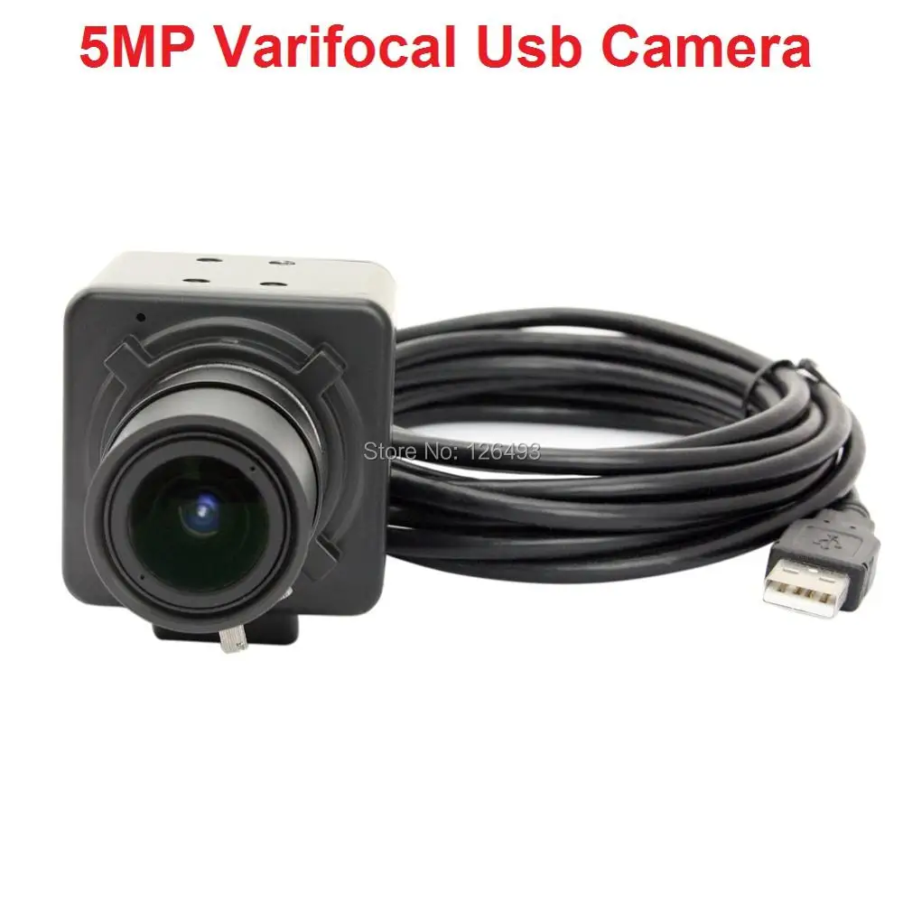 Бесплатная доставка CMOS OV5640 видеонаблюдения варифокальным USB Камера 5mp для Android/Linux/Оконные рамы