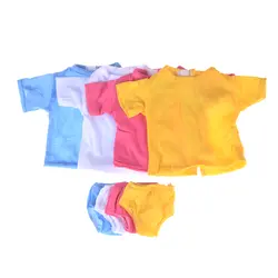 Новые куклы: футболка и шорты, комплект пиджак подходит для 43 см для ухода за ребенком для мам для 18-дюймовые куклы для девочек GiftShirt