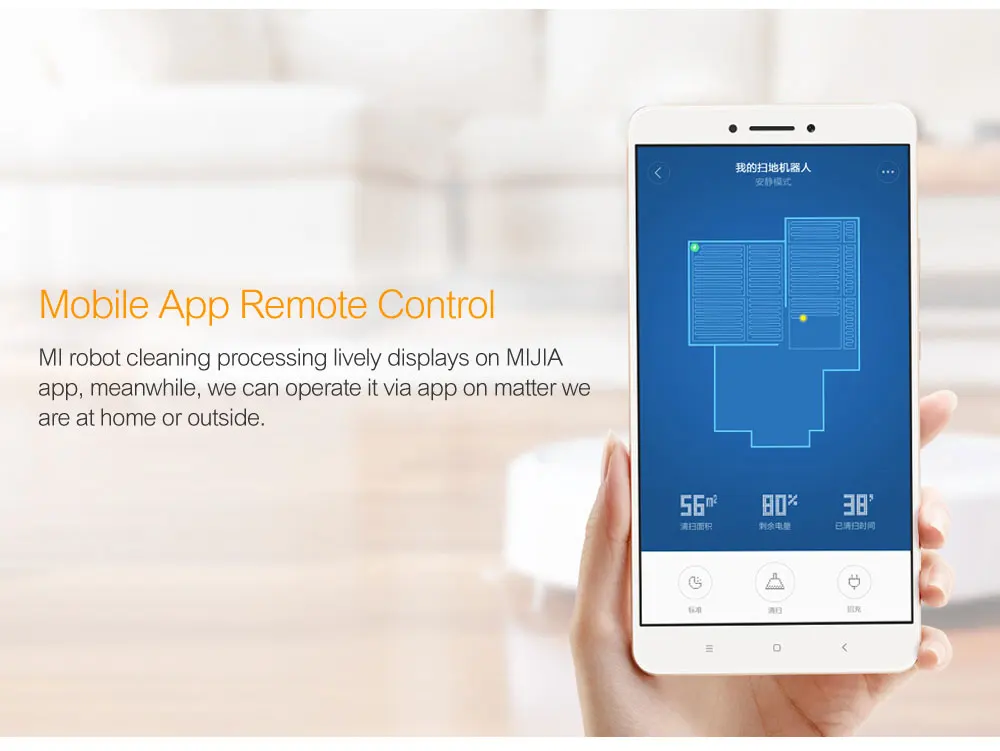 Xiaomi Mi Робот Пылесос Робота Умный Планируется App Дистанционного Управления Автоматическая Уборка Пыли Стерилизации Self Зарядки