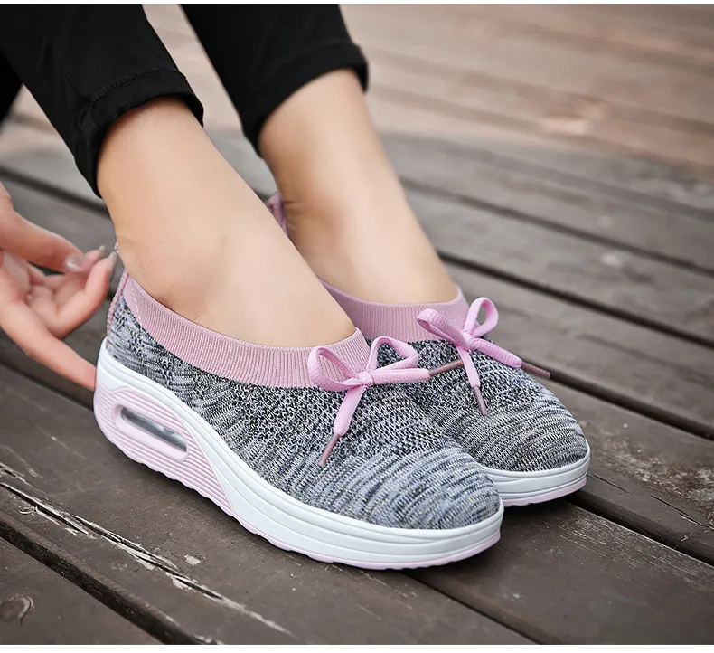 2019 Summer Casual Women Flats Shoes Breathable Mesh Sneakers Shoes Women Slip-on Comfortable Loafers Flats Ladies Shoes (14)