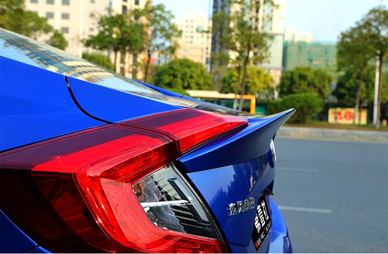 ABS краска автомобиля заднее крыло багажника выступ Спойлеры Подходит для Honda Civic