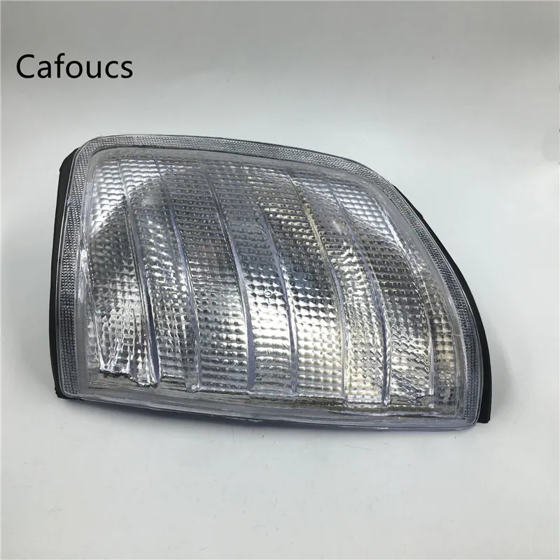 MERCEDES E-CLASS W 124 1984-1996 PAIR CLEAR FRONT INDICATOR LEFT RIGHT WHITE SET