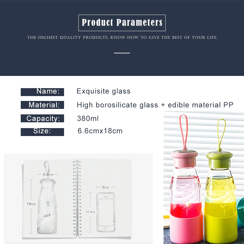 Симпатичные прочные двойные стеновые стеклянные креативные цветные прозрачные стекла es Крышка для чашек Trinkglas стеклянная посуда Бутылка стеклянные принадлежности 70M1059