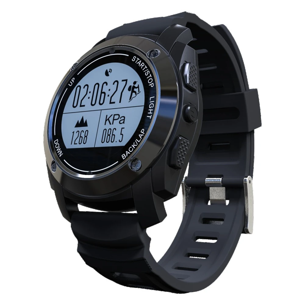 

S928 Real-time Heart Rate Tracker GPS Smart Watch Air Pressure Environment Temperature Height Outdoor Sports Watch PK K88H GW01
