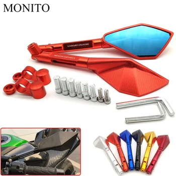 

Universal CNC Motorcycle Rear View Mirror Motorbike Rearview Side Mirror For Buell 1125CR 1125R M2 Cyclone S1 Ulysses XB12X/XB12