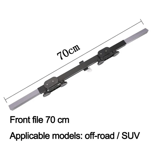 Автомобильная раздвижная занавеска с защитой от ультрафиолета, солнцезащитный козырек для окна автомобиля, солнцезащитный козырек для внедорожника, грузовика, лобового стекла автомобиля - Цвет: Front 70x150cm