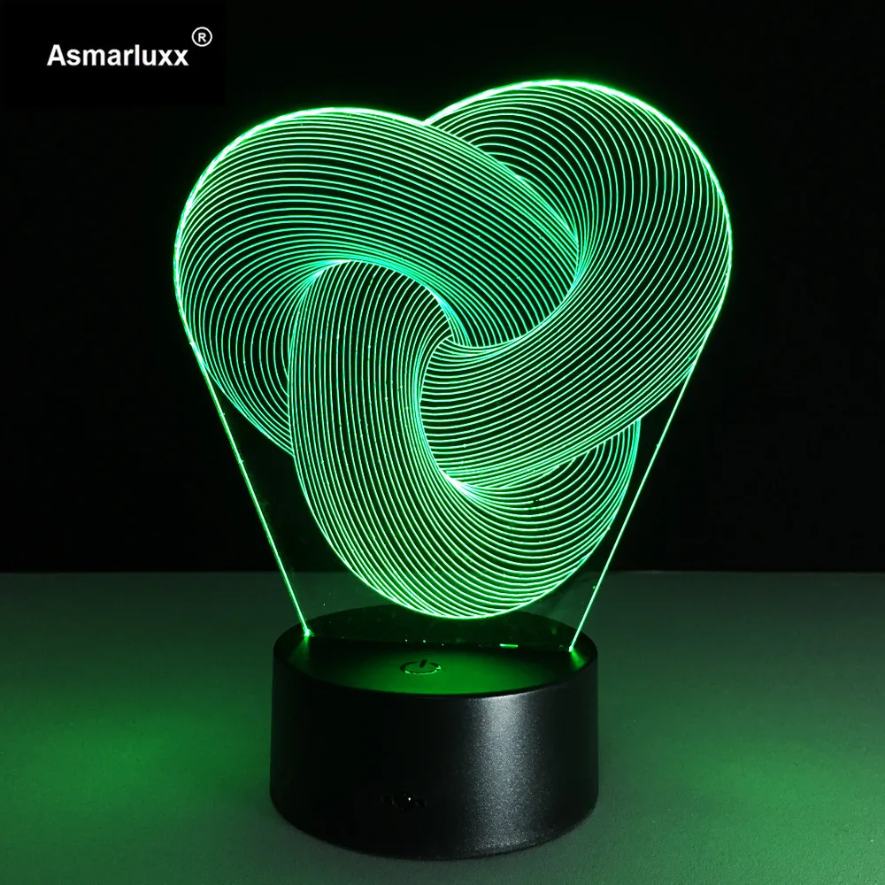 Asmarluxx Abstract 3d led lamp0007