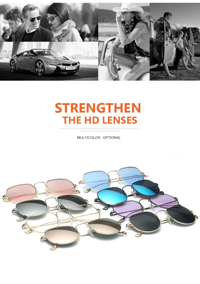 Тренды женские солнцезащитные очки небольшой квадратный оправа для очков многогранник прозрачные линзы, очки люксовый бренд Мужские Винтажные Четырехсторонние металлические рамки