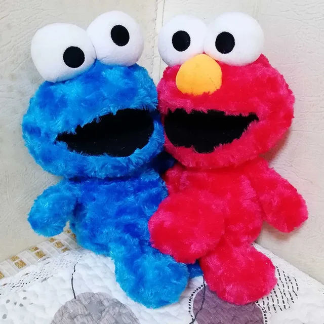 30cm Sesame Street Toys Elmo Cookie Monster Plush Dolls Baby Kids