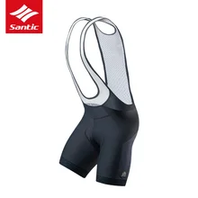 Santic, Летние Новые велосипедные шорты с нагрудником для мужчин, Ciclismo, одежда для езды на велосипеде, шорты с нагрудником для активного отдыха, профессиональная команда, MTB, Горные Шорты с нагрудником