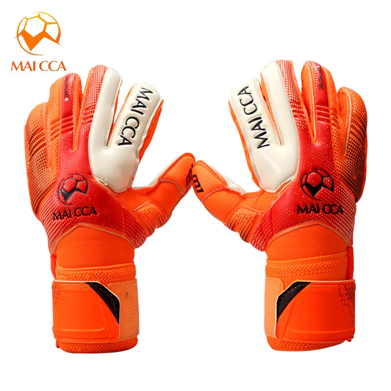 

Kids Professional Goalkeeper Gloves Football Finger Protection Soccer Gloves Boys Thicken Latex Non-slip Goalie Training Gloves