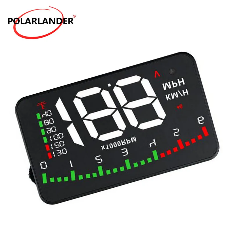 

Hot sale GPS function Q7 3.5 Inch Consumption Data Heads Up Digital speedometer colorful HUD Display OBD 2