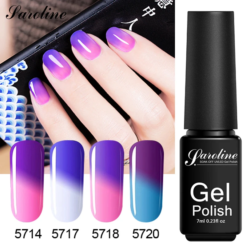 Saroline Mood Temperature Changing Nail Gel Thermal Color Change Nails