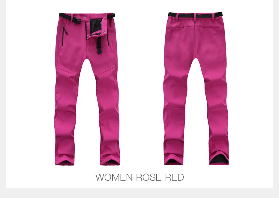 Warm Winter Hiking Pants Waterproof Anti-tear Outdoor Trekking Pants Men's Hunting Pants Women's Sports Pants (9)